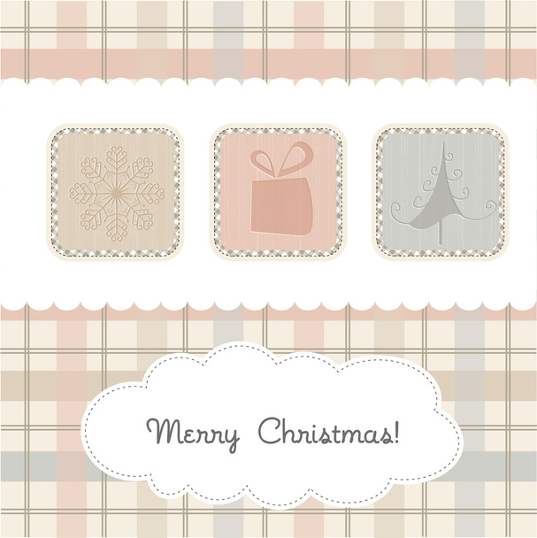 繊細なクリスマスのグリーティング カード - 写真・画像