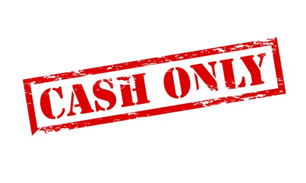 Cash only - Vector, Image