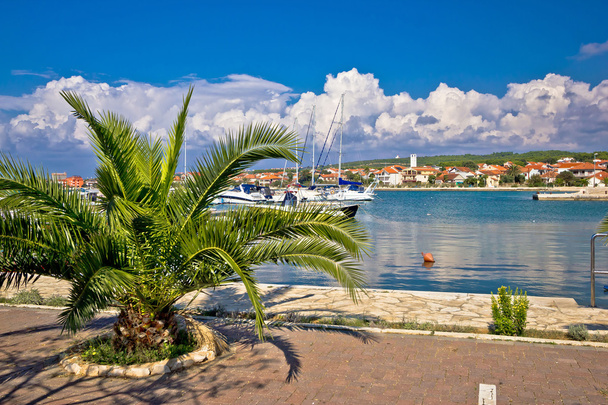 Village de Bibinje en Dalmatie vue sur le front de mer
 - Photo, image