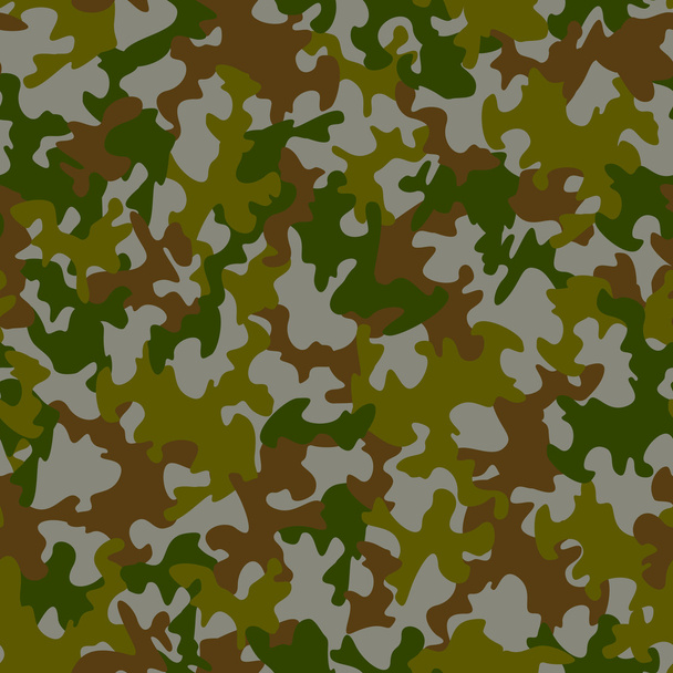 Seamless camouflage pattern - Vector, Image