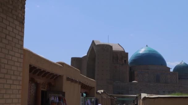 Mausoleum of Khoja Ahmed Yasawi In Turkestan, Kazachstán - Záběry, video