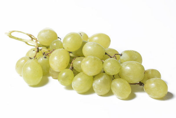 White grapes on white background - Fotografie, Obrázek