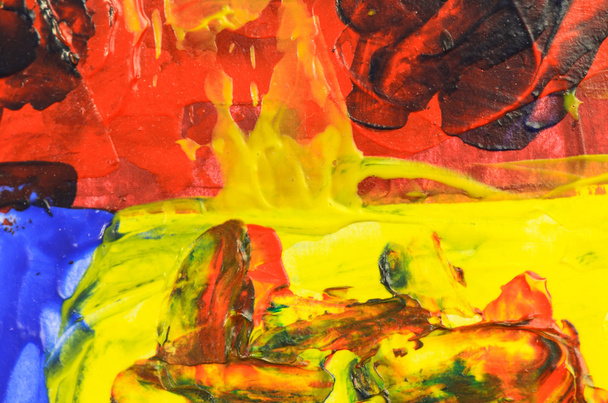 Abstraktní ručně malované Akrylové barvy pozadí - Fotografie, Obrázek