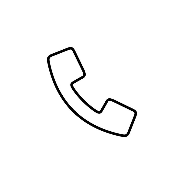 Call icon vector for web and mobile app. telephone sign and symbol. phone icon. contact us  - Vector, Image