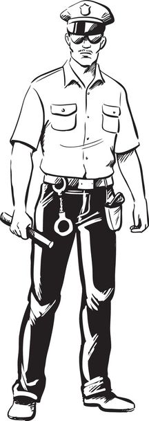 Полицейский - Вектор,изображение