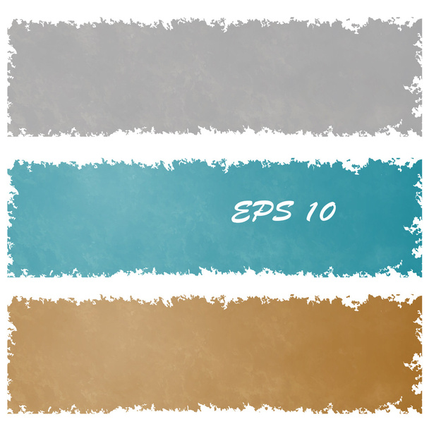 Set of grungy banners - Vector, afbeelding