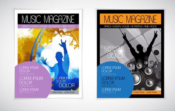 Copertine di riviste musicali
 - Vettoriali, immagini