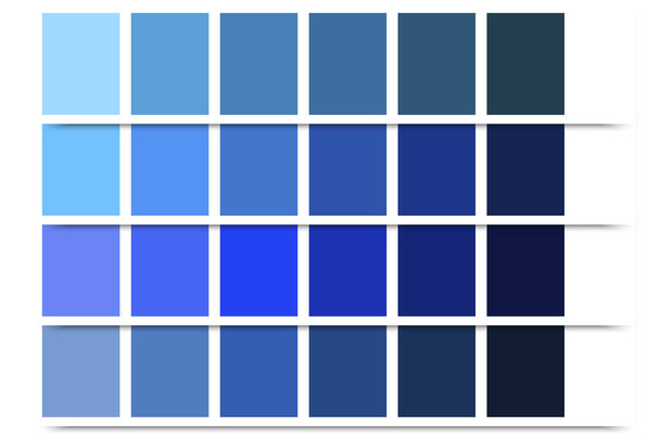 Blue color palette. Pastel color sky. Gradient color. Vector illustration. stock image. EPS 10. - Vettoriali, immagini
