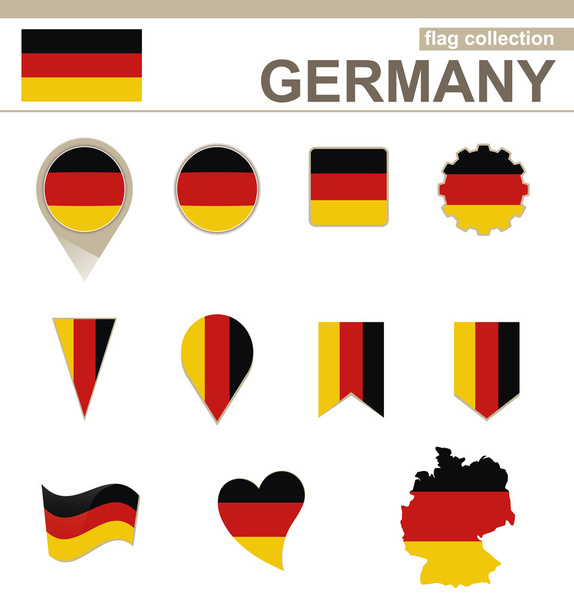 Germany Flag Collection - ベクター画像