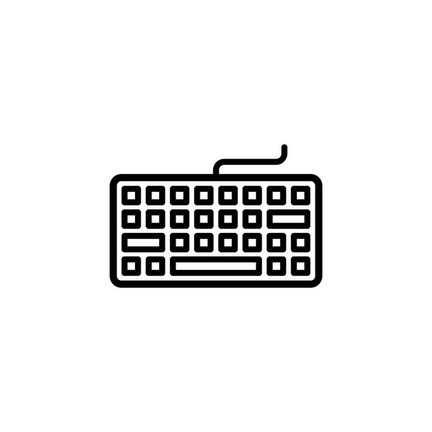 Keyboard icon for web and mobile app. keyboard sign and symbol - Vektor, kép