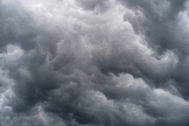 intense dramatic sky in a rain storm during summer - Fotó, kép