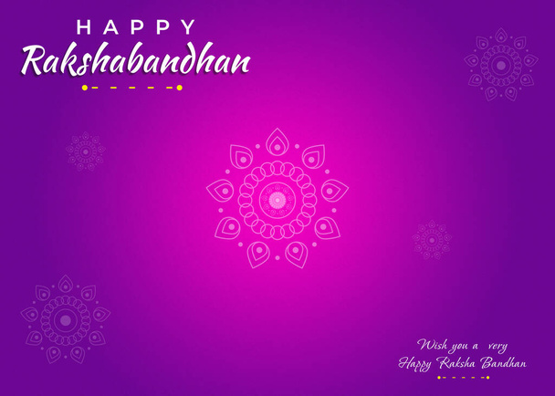 Indian happy raksha bandhan festival banner or rakhi poster - Фото, изображение