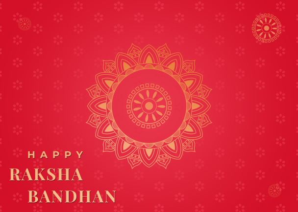 Indian happy raksha bandhan festival banner or rakhi poster - Фото, изображение