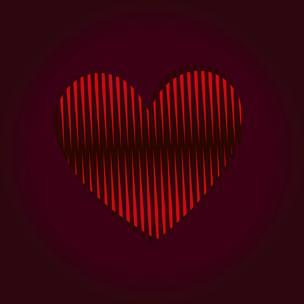 szív vektoros illusztráció ikonok szimbólumok Valentin nap - Vektor, kép