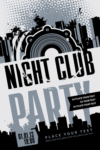 Night club - Vector, imagen