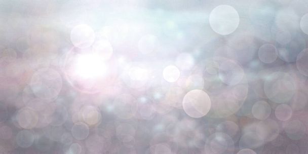 Background, abstract banner of colored lights, in shades of blue, pink and gold with a central flash of light. Graphic resource with space for text - Foto, Imagen