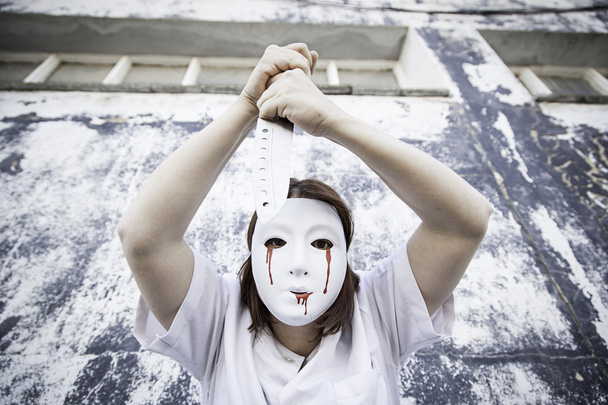 Kanlı katil maskesi - Fotoğraf, Görsel