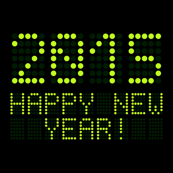 Επίδειξη - 2015 Ευτυχισμένο το νέο έτος - πράσινο - Φωτογραφία, εικόνα