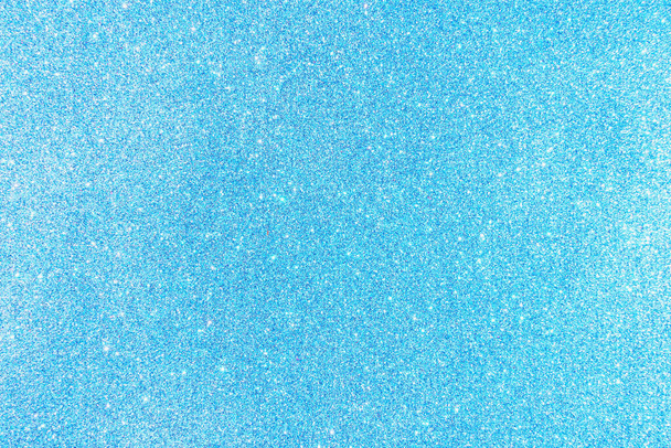 Background with sparkles. Backdrop with glitter. Shiny textured surface. Soft blue. Mixed neon light - Valokuva, kuva