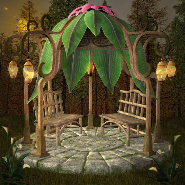 Fairy pavilion - Foto, afbeelding