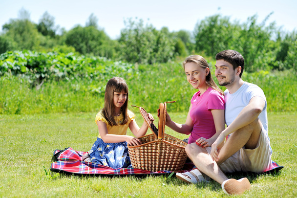 семья на пикнике
 - Фото, изображение