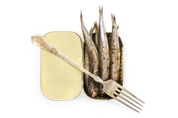 Można otworzyć z grilla anchois - Zdjęcie, obraz