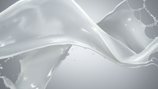 éclaboussure de lait dans l'air
 - Séquence, vidéo