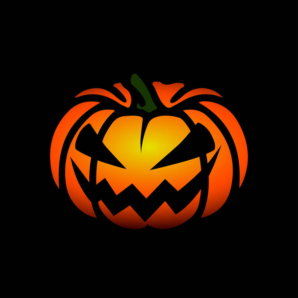 Pumpkins Halloween semi flat colour vector object. Gloomy jack-o-lanterns  harvest. Evil faces. Editable cartoon clip art icon on white background.  Simple spot illustration for web graphic design 26575015 Vector Art at  Vecteezy