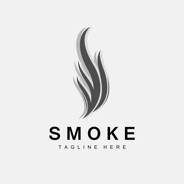 Steam Steam Logo Vector Hot Evaporating Aroma. Smell Line Illustration, Cooking Steam Icon, Steam Train, Baking, Smoking - Vettoriali, immagini