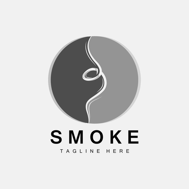 Steam Steam Logo Vector Hot Evaporating Aroma. Smell Line Illustration, Cooking Steam Icon, Steam Train, Baking, Smoking - Vektor, obrázek