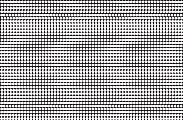 Beautiful white polka dots on black background - Photo, Image