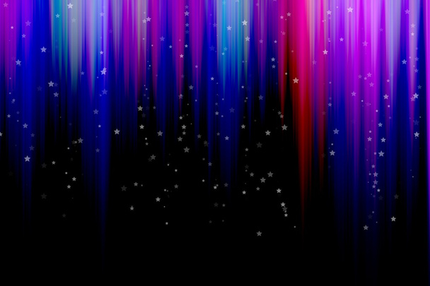 fundo abstrato com listras coloridas verticais, com estrelas
 - Foto, Imagem