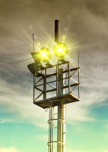 Loudspeakers on tower - Photo, Image