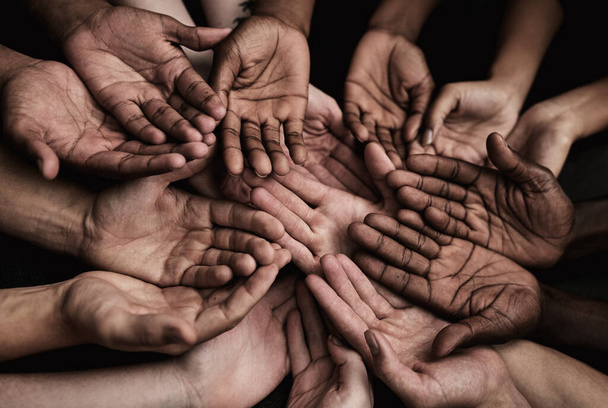 Let your hands do the talking. unrecognizable peoples hands - Fotografie, Obrázek