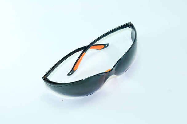Safety goggles or Safety glasses isolated on white background - Valokuva, kuva