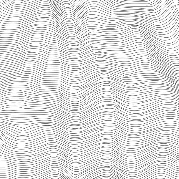 Wave Stripe Achtergrond. Grunge Line structuurpatroon. - Foto, afbeelding