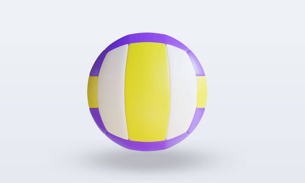 3d Sport Ball Volleyball rendering front view - Foto, imagen