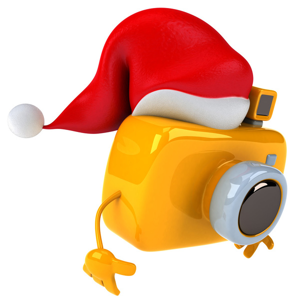 Fun camera in Santa's hat - Photo, image