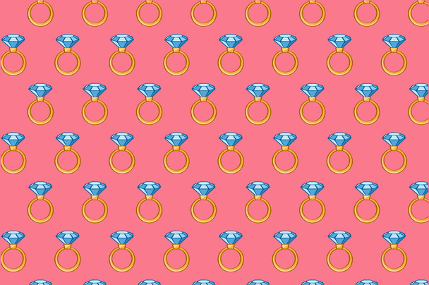 роскошный красочный фон с бриллиантовыми кольцами для современного дизайна - Фото, изображение