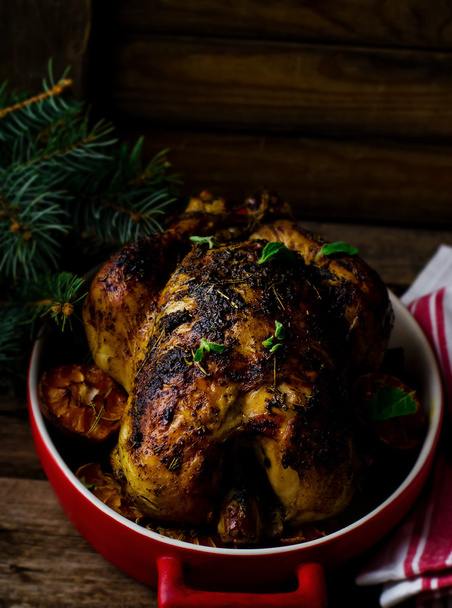 pečené kuře  - Fotografie, Obrázek