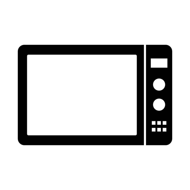 Microwave Oven icon. Appliance Icon. Editable vector. - ベクター画像