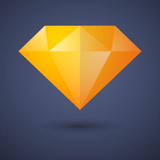 Icono de diamante  - Vector, Imagen