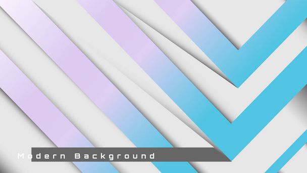 Gradient color blue and pink dimensional background - Vector, Imagen