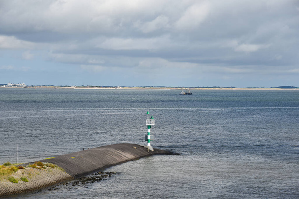 Texel, Netherlands. August 2022. The harbor head of the ferry port of Texel. High quality photo - Valokuva, kuva
