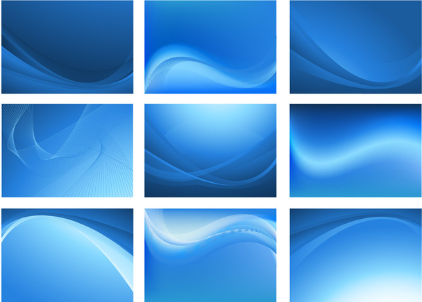 Blue abstract background - Vector, afbeelding