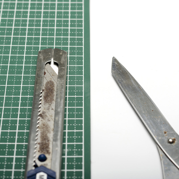 tools on cutting mat - Photo, Image