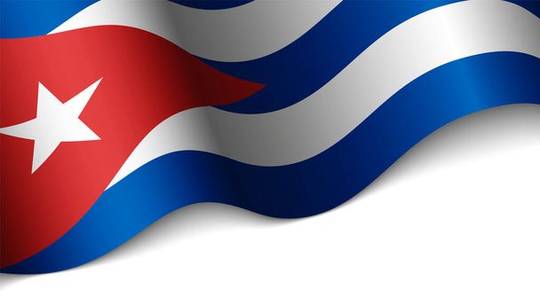 EPS10 Vector Patriotic heart with flag of Cuba. An element of impact for the use you want to make of it. - ベクター画像