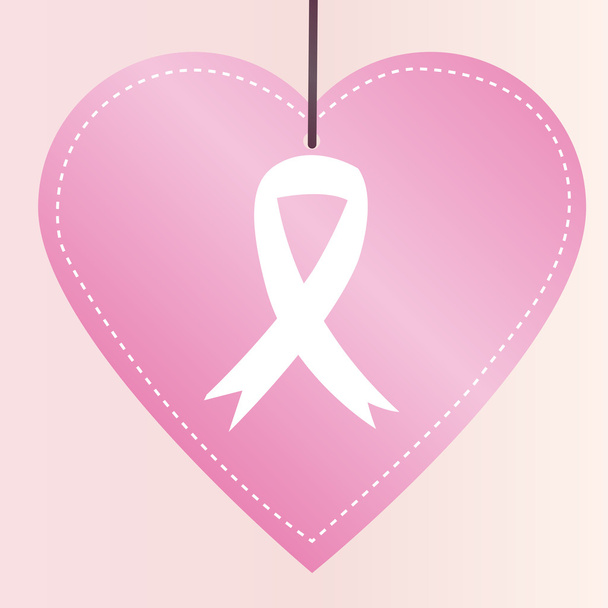 breast cancer - Vector, imagen