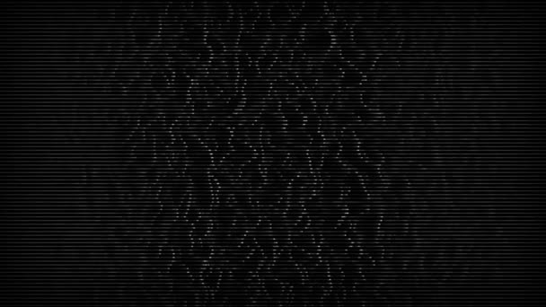 Abstract Digital Flowing Lines Technology Background Loop/4k animation of an abstract wallpaper background of digital fractal particle lines with depth of field and ambient occlusion flowing and waving seamless looping - Video