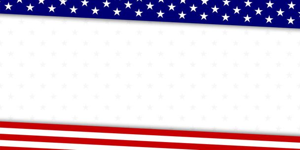 American flag background for any event - Vector, Imagen